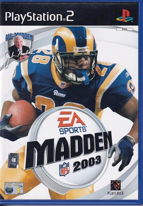 Madden NFL 2003 - PS2 (B Grade) (Genbrug)